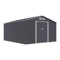 Kit 2 Depositos De Aço Casa Container Jardim 322x277x203cm Cinza Kit 2 Depositos De Aço Casa Container Jardim 322x277x203cm Cinza