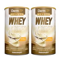 Kit 2 DermUp Beauty Whey Sabor Baunilha 450g Maxinutri Kit 2 DermUp Beauty Whey Sabor Baunilha 450g Maxinutri