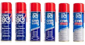 Kit 2 Descarbonizante 2 Desengripante 2 Limpa Contato Car80