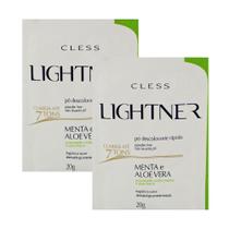 Kit 2 Descolorante Lightner Menta e Aloe Vera com 20g Kit 2 Descolorante Lightner Menta e Aloe Vera com 20g