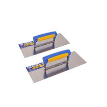 Kit 2 Desempenadeiras Cabo Fechado Inox 12x30 - Castor