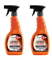 Kit 2 Desengordurante Cozinha Ultra Forte Orange ProfisseIN Kit 2 Desengordurante Cozinha Ultra Forte Orange ProfisseIN