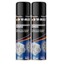 Kit 2 Desengraxante Express W-Max 500ml Secagem Rápida