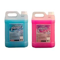 Kit 2 Desinfetante Aqualiv Plus Oceanic e Pétala de Rosa 5L