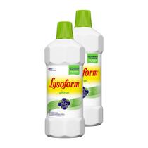 Kit 2 Desinfetante Lysoform Uso Geral Lavanda 1l