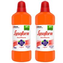 Kit 2 Desinfetante Lysoform Uso Geral Original 500ml
