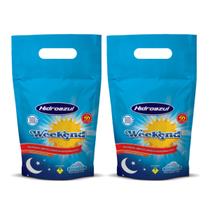 Kit 2 Desinfetante Weekend 4kg Piscinas Água Verde HidroAzul Kit 2 Desinfetante Weekend 4kg Piscinas Água Verde HidroAzul