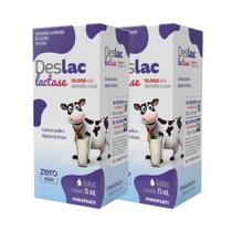 Kit 2 Deslac Lactase Gotas 15ml Maxinutri