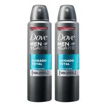 Kit 2 Desod Aerossol Dove Men Care Cuidado Total 150ml
