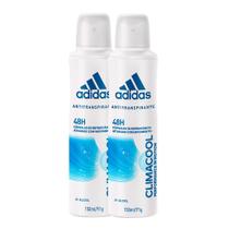 Kit 2 Desodorante Adidas Climacool Feminino Aerosol Antitranspirante 48h 150ml