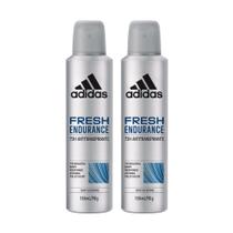 Kit 2 Desodorante Adidas Masculino Aerossol Antitranspirante Fresh Endurance 150ml Kit 2 Desodorante Adidas Masculino Aerossol Antitranspirante Fresh Endurance 150ml