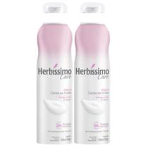 Kit 2 Desodorante Aerossol Herbíssimo Care Sem Álcool Hibisco 150Ml Dana