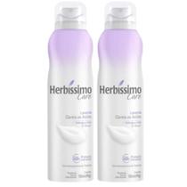 Kit 2 Desodorante Aerossol Herbíssimo Care Sem Álcool Lavanda 150Ml Dana