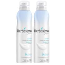 Kit 2 Desodorante Aerossol Herbíssimo Care Sem Álcool Sensitive 150Ml Dana