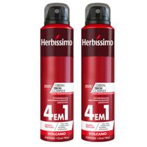 Kit 2 Desodorante Aerossol Herbíssimo Volcano 150 Ml - Dana