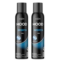 Kit 2 Desodorante Aerossol Sport Men Mood 150Ml - My Health