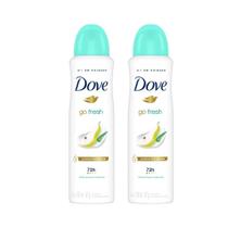 Kit 2 Desodorante Antitranspirante Aerosol Dove Go Fresh Pera e Aloe Vera 150ml