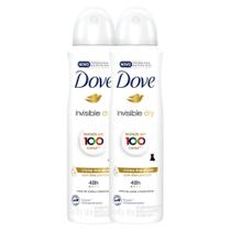 Kit 2 Desodorante Antitranspirante Aerosol Dove Invisible Dry 150ml Kit 2 Desodorante Antitranspirante Aerosol Dove Invisible Dry 150ml