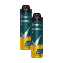 Kit 2 Desodorante Antitranspirante Aerosol Masculino Rexona V8 72 horas 150ml Kit 2 Desodorante Antitranspirante Aerosol Masculino Rexona V8 72 horas 150ml