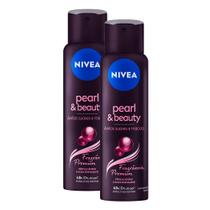 Kit 2 Desodorante Antitranspirante Aerosol Nivea Pearl & Beauty Fragrância Premium 150ml