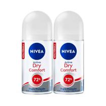 Kit 2 Desodorante Antitranspirante Nivea Roll On Dry Comfort 50ml Kit 2 Desodorante Antitranspirante Nivea Roll On Dry Comfort 50ml