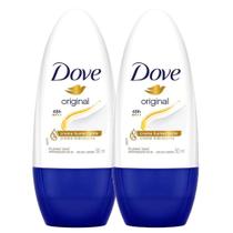 Kit 2 Desodorante Antitranspirante Roll-on Dove Original 50ml