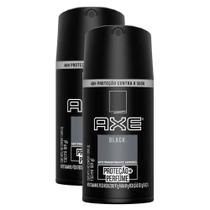 Kit 2 Desodorante Body Spray Aerosol Axe Black 150ml
