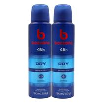 Kit 2 Desodorante Bozzano Aerosol Dry Proteção Seca Antitranspirante 48h 150ml