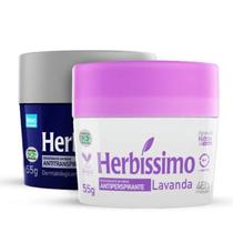 Kit 2 Desodorante Cedro e Lavanda Herbíssimo 55G - Dana