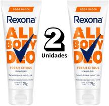 kit 2 DESODORANTE CREAM ALL OF BODY REXONA WOMEN FRESHCITR 75GR kit 2 DESODORANTE CREAM ALL OF BODY REXONA WOMEN FRESHCITR 75GR