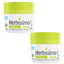 Kit 2 Desodorante Creme Fresh Herbíssimo 55G - Dana