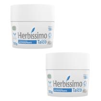 Kit 2 Desodorante Creme Talco Herbíssimo 55G - Dana Kit 2 Desodorante Creme Talco Herbíssimo 55G - Dana