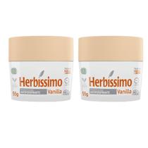 Kit 2 Desodorante Creme Vanilla Herbíssimo 55G - Dana