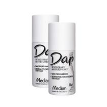 Kit 2 Desodorante Dap Sem Perfume Roll-on Antiperspirante com 55ml