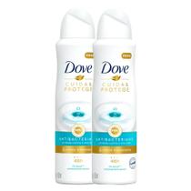 Kit 2 Desodorante Dove Antibacteriano Cuida e Protege Aerossol Antitranspirante 150ml