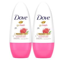 Kit 2 Desodorante Dove Go Fresh Romã e Verbena Roll-on Antitranspirante 50ml Kit 2 Desodorante Dove Go Fresh Romã e Verbena Roll-on Antitranspirante 50ml