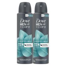 Kit 2 Desodorante Dove Men + Care Eucalipto e Menta Aerossol 150ml