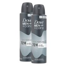 Kit 2 Desodorante Dove Men + Care Sem Perfume Aerosol Antitranspirante 72h com 150ml Kit 2 Desodorante Dove Men + Care Sem Perfume Aerosol Antitranspirante 72h com 150ml
