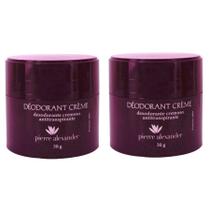 Kit 2 Desodorante Em Creme Pierre Alexander Antitranspirante 50g