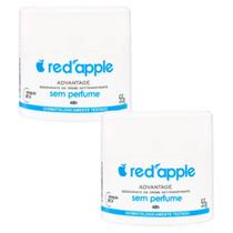 Kit 2 Desodorante Em Creme Sem Perfume 55G - Red Apple Kit 2 Desodorante Em Creme Sem Perfume 55G - Red Apple