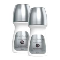 Kit 2 Desodorante Giovanna Baby Silver Roll-on Antiperspirante 72h com 50ml