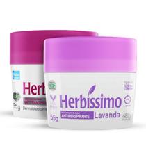 Kit 2 Desodorante Hibisco e Lavanda Herbíssimo 55G - Dana