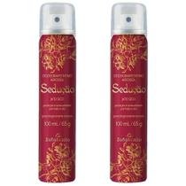 Kit 2 Desodorante Íntimo Feminino Jato Seco Sedução 100ml Kit 2 Desodorante Íntimo Feminino Jato Seco Sedução 100ml