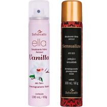 Kit 2 Desodorante Intimo Feminino Sedução Sensualize Vanilla