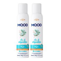 Kit 2 Desodorante Mood Care Aerosol Flor de Algodão Antitranspirante 72h 150ml Kit 2 Desodorante Mood Care Aerosol Flor de Algodão Antitranspirante 72h 150ml