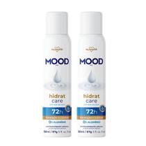 Kit 2 Desodorante Mood Hidrat Care Aerosol Antitranspirante 0% Alumínio 72h 150ml Kit 2 Desodorante Mood Hidrat Care Aerosol Antitranspirante 0% Alumínio 72h 150ml
