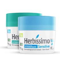 Kit 2 Desodorante Neutro e Sensitive Herbíssimo 55G - Dana