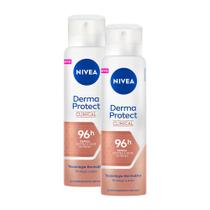 Kit 2 Desodorante Nivea Derma Protect Clinical Antitranspirante Aerossol 150ml