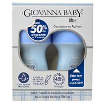 Kit 2 Desodorante Roll-on Blue 48h Vegano Giovanna Baby 50ml Cada Kit 2 Desodorante Roll-on Blue 48h Vegano Giovanna Baby 50ml Cada