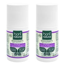 Kit 2 Desodorante Roll On Boni Natural Coco Magnesio Lavanda